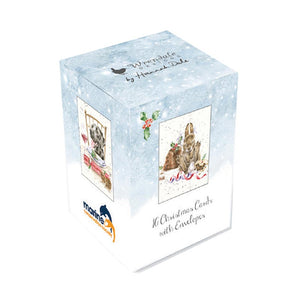 Wrendale Designs Charity Mini Boxed Cards - Hare (Pack of 16) image 1