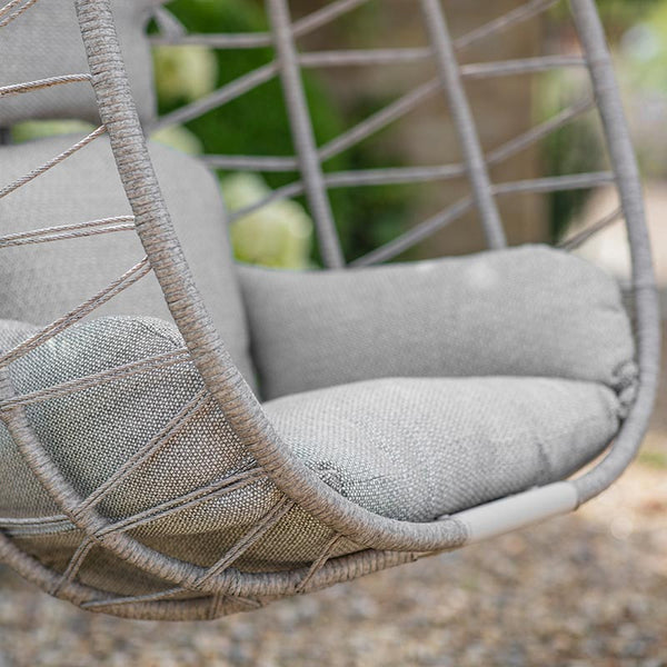 Bramblecrest Santiago Folding Hanging Egg Chair in Mocha image 2