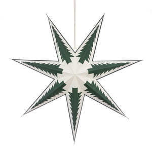 Floralsilk Paper Star with Trees - 60cm image
