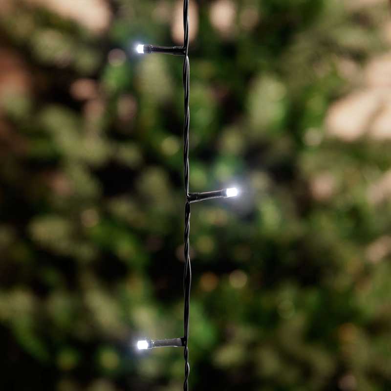 SnowTime 100 Connectable LED Twinkling Lights - Ice White image 0