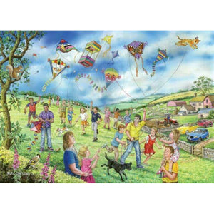House of Puzzles Let's Go Fly A Kite Big 250 Piece Jigsaw Puzzle image 0
