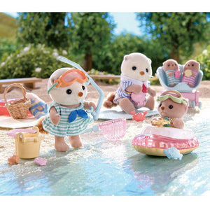 Sylvanian Families Sea Otter Sisters - Splashy Snorkel Set image 5