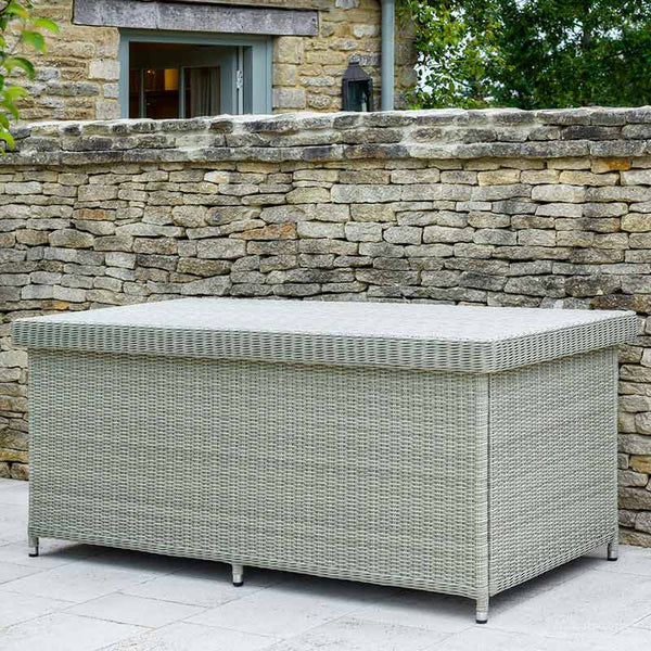 Bramblecrest Monterey Dove Grey Cushion Storage Box with Liner - Large image 3