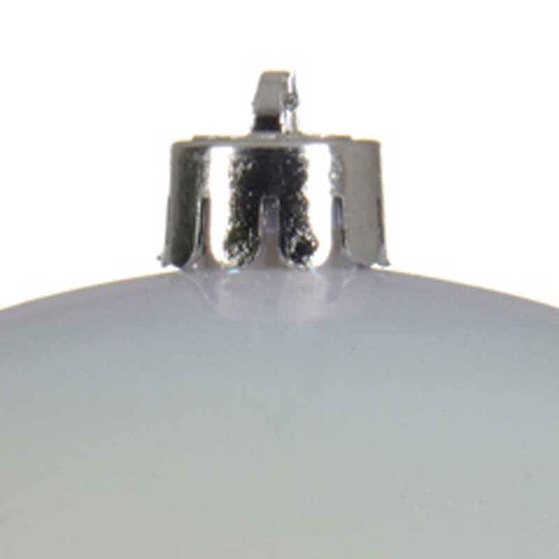 Decoris Large Shatterproof Bauble in White Iris image 0