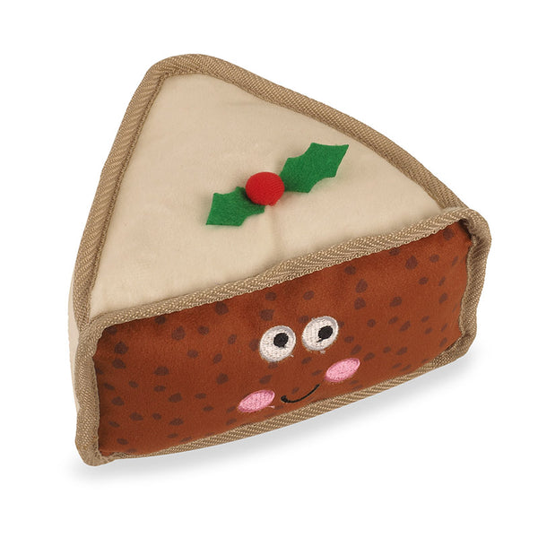 Zoon Xmas Cake Plush Dog Toy image 1