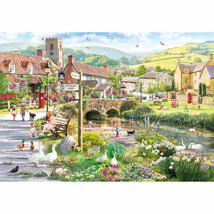 Gibsons Puddle Ducks & Paddling 500 Piece Jigsaw Puzzle image 0