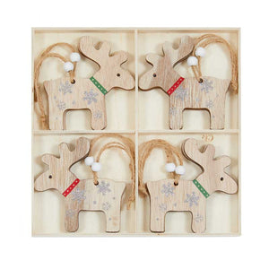 Premier Wooden Reindeer (Set of 8) image 0