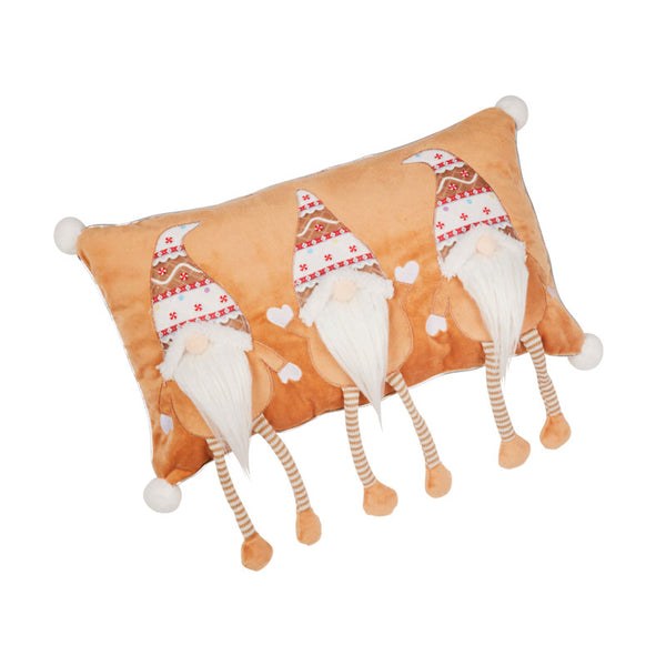 Three Kings Gingerbread Gonklets Cushion image 1