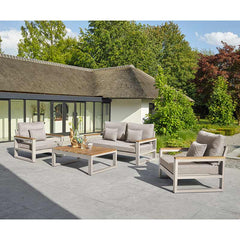 LIFE Soho Garden Lounge Set in Beige with Soltex Cushions image 0