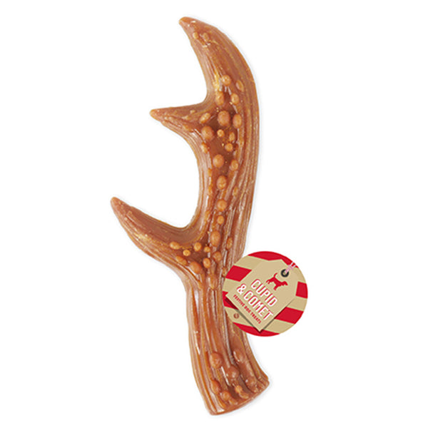 Cupid & Comet Venison Flavour Antler Treat for Dogs, Single - Assorted image 1