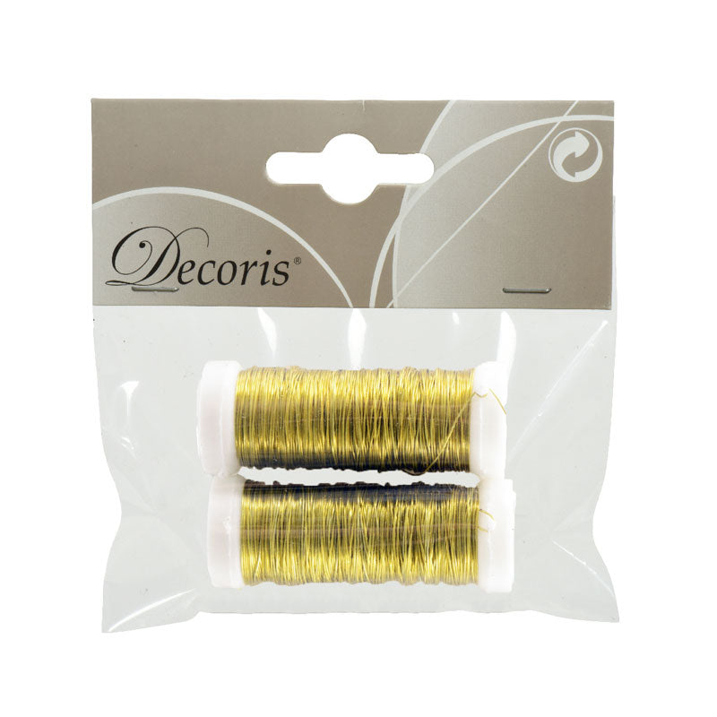 Decoris Gold Iron Thread Rolls (Pack of 2) image 0
