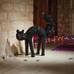 Scaredy-Cat Halloween Tinsel Indoor Decoration image 0