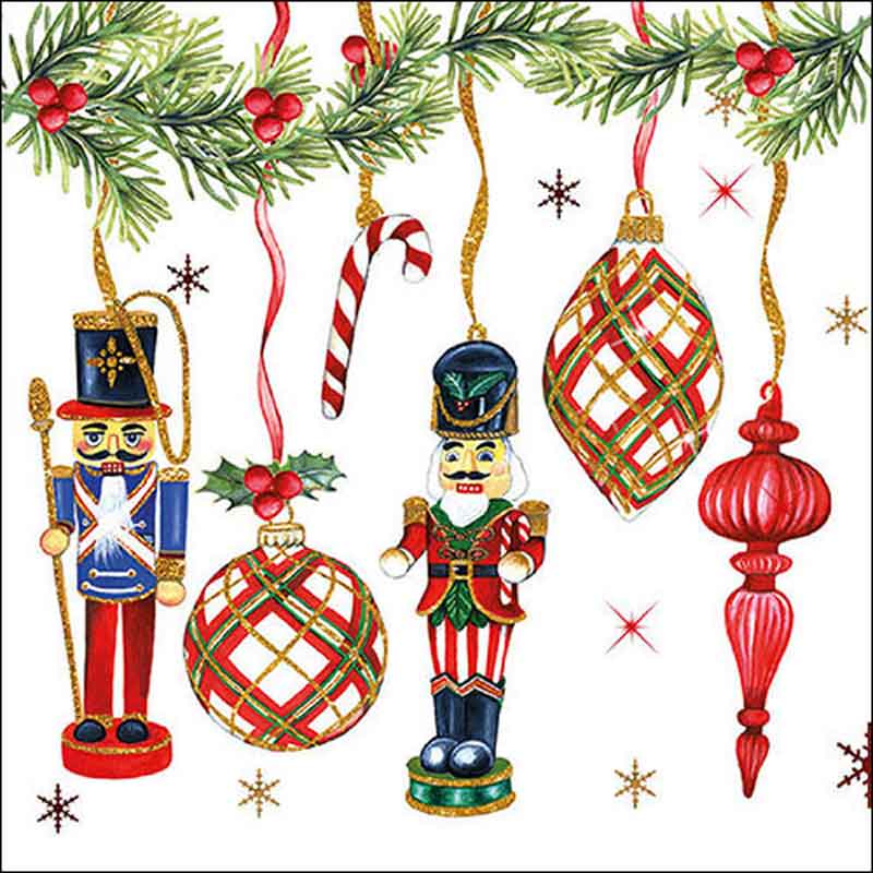 Ambiente Paper Napkins - Nutcrackers Decoration (Pack of 20) image 0