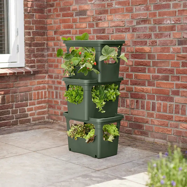 elho® Green Basics Stack & Grow Leaf Green image 2