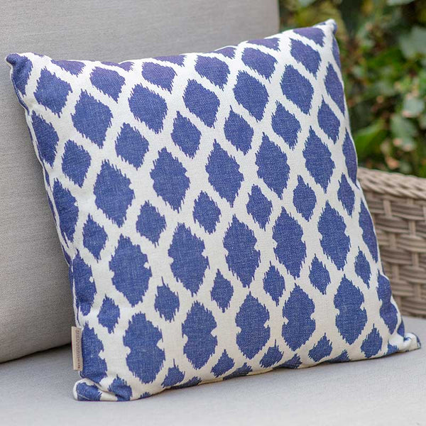 Bramblecrest Square Scatter Cushion, 45 x 45cm - Blue Trellis image 0