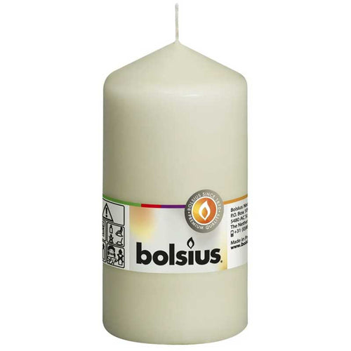 Bolsius Ivory Pillar Candle image 2