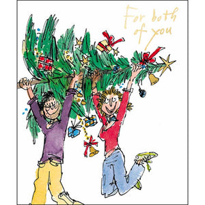 Woodmansterne For Both of You Christmas Card image 0