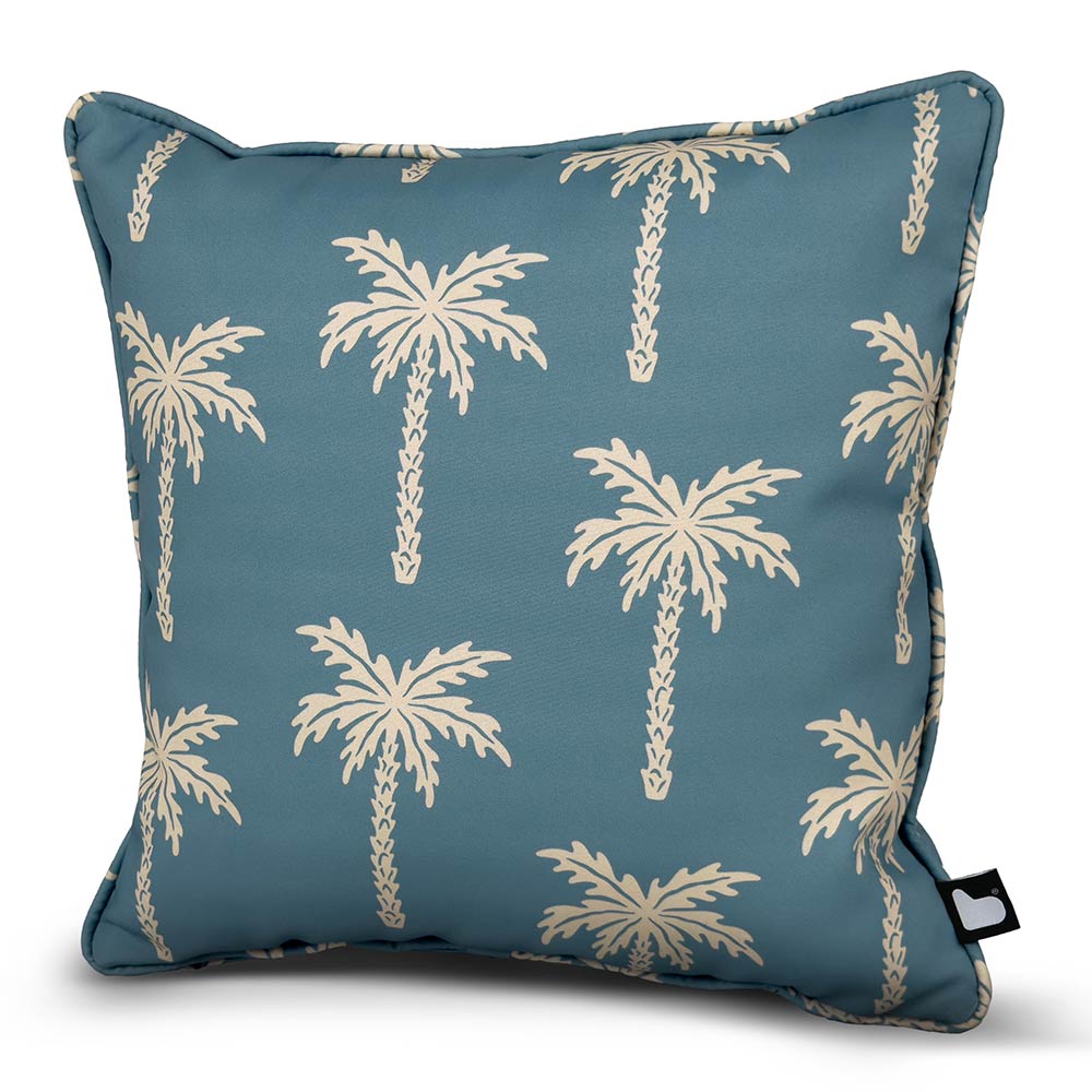 Extreme Lounging B-Cushion Palm Art Collection, 43 x 43cm – Sea Blue image 0