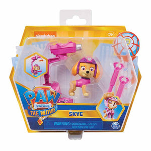 PAW Patrol, Movie Collectible Zuma Action Figure with Clip-on Backpack and 2 Projectiles, Ages 3+ image 0