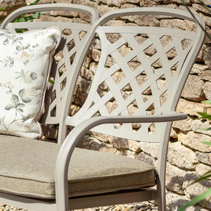 Hartman Berkeley High Back Bench in Maize with Wheatgrass Cushion image 3