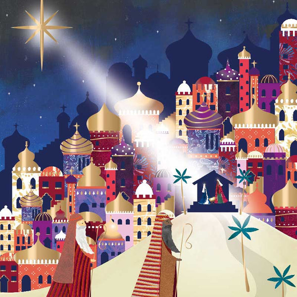 Ling Design Charity Christmas Cards - Shepherds Journey (Pack of 6) image 0
