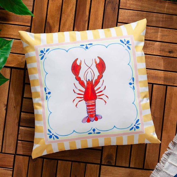 Furn Lobster Brunch Stripes Outdoor Cushion, 45 x 45cm image 4