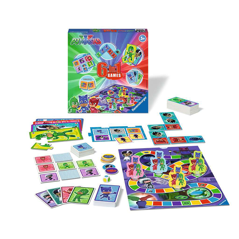 Ravensburger PJ Masks 6-in-1 Games image 0