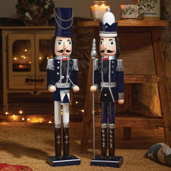Three Kings Navy &amp; Silver Nutcracker (Assorted Designs) - Jumbo image