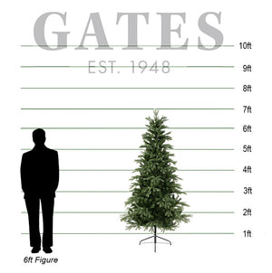 Everlands Sunndal Fir Artificial Christmas Tree - 7ft / 2.1m image 1