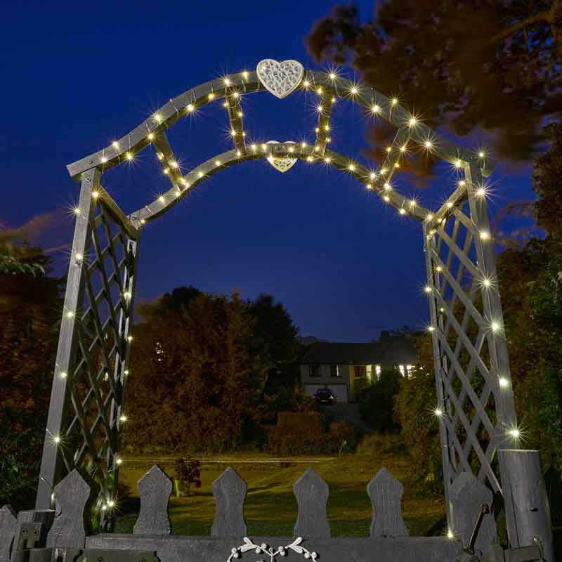 Smart Solar Warm White Firefly String Lights image 0