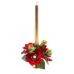 Peggy Wilkins Winter Flowers Candle Ring image 1