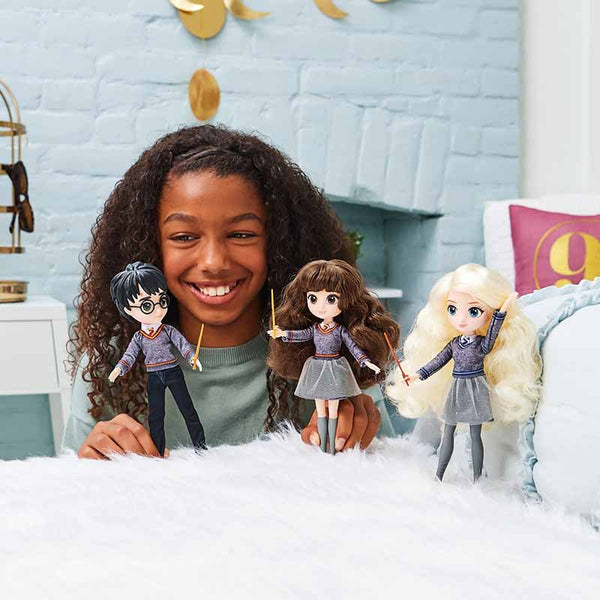 Wizarding World, Harry Potter Collectible 8" Doll in Hogwarts Gryffindor Uniform with Accessories, Ages 5+ image 2
