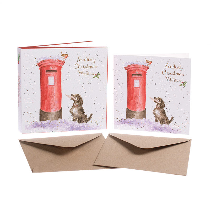 Wrendale Designs Boxed Cards - Christmas Wishes (Pack of 8) image 0