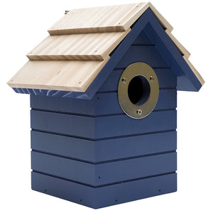 Henry Bell Dark Blue Beach Hut Nest Box image 0
