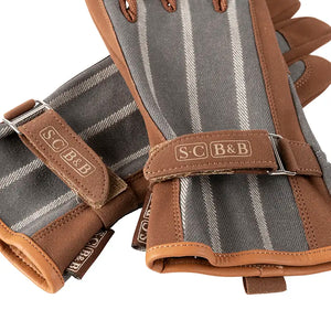 Burgon & Ball Sophie Conran Everyday Gloves - Grey Ticking image 3