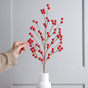 Festive Red Berry Spray (56cm) image 2