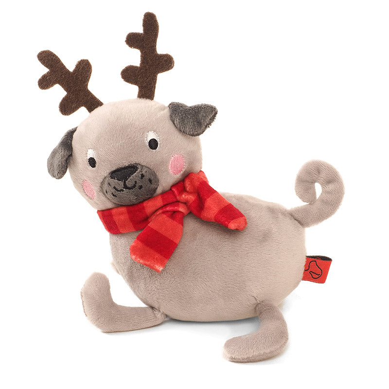 Zoon Festive Percy Pug PlayPal Plush image 0
