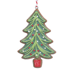 Gisela Graham Gingerbread Green Tree image 0