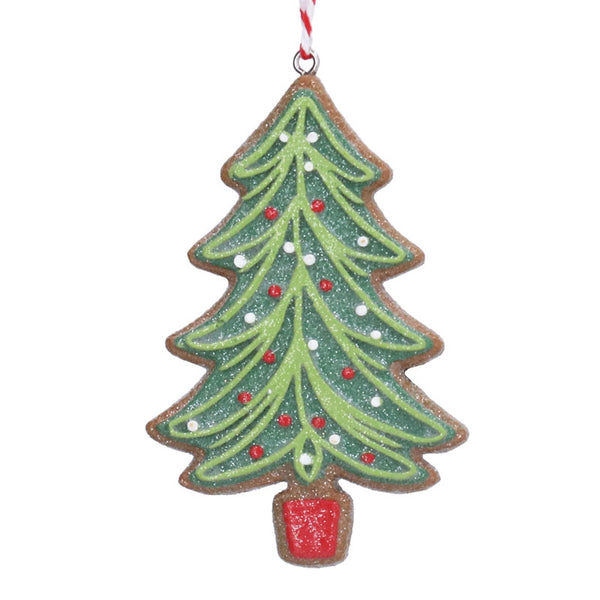 Gisela Graham Gingerbread Green Tree image 0