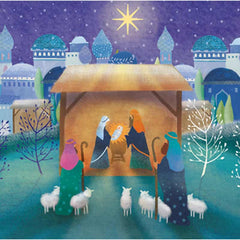Ling Charity Christmas Cards - Nativity Scene (Pack of 6) image 0