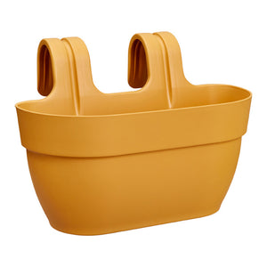 elho® Vibia Campana Easy Hanger Medium Honey Yellow Planter image 1