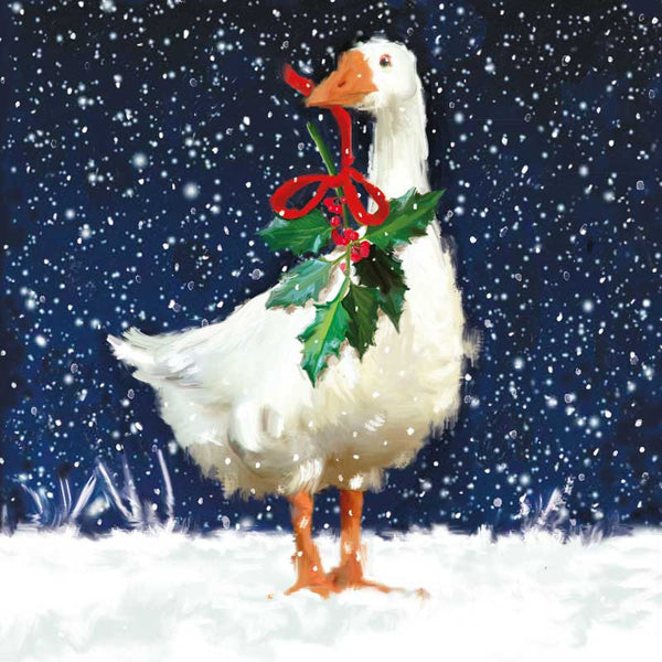 Ling Design Charity Christmas Cards - Goose & Holly (Pack of 6) image 0