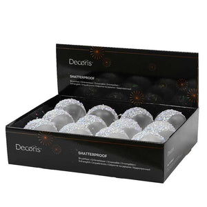 Decoris Transparent Matt Shatterproof Bauble image 1