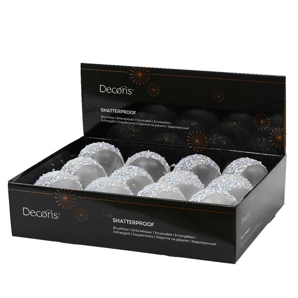 Decoris Transparent Matt Shatterproof Bauble image 1