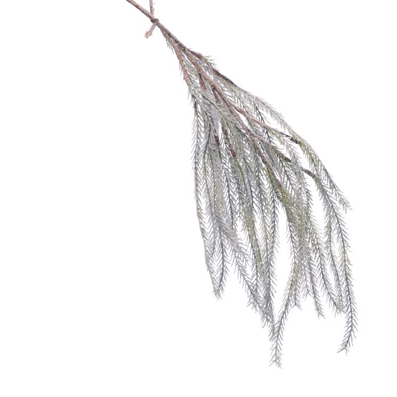 Festive Frosted Green Dangly Stem (68cm) image 0