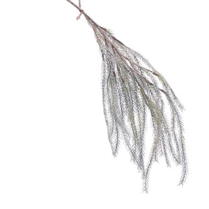 Festive Frosted Green Dangly Stem (68cm) image 0