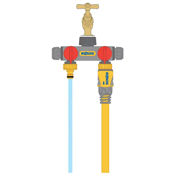 Hozelock 2-way Hose Tap Connector image 2