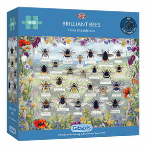 Gibsons Brilliant Bees 1000 Piece Jigsaw Puzzle image 3