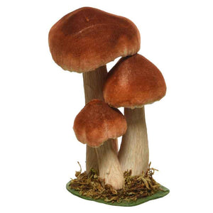 Decoris Velvet Mushroom - 17cm (Assorted Designs) image 3
