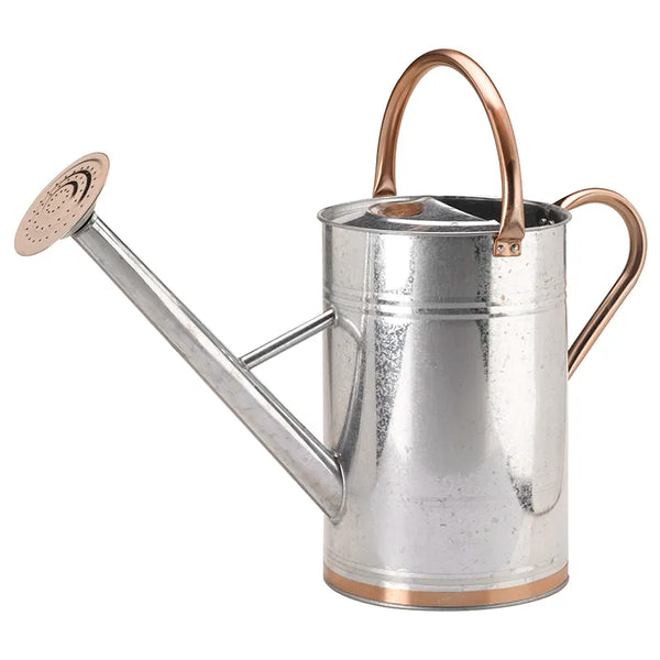 GroZone Watering Can - Galvanised Metal (9 litres) image 0